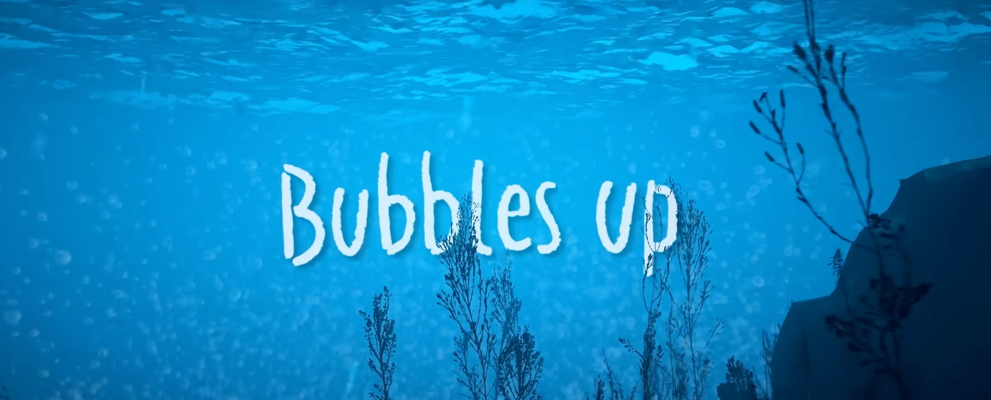 bubbles up